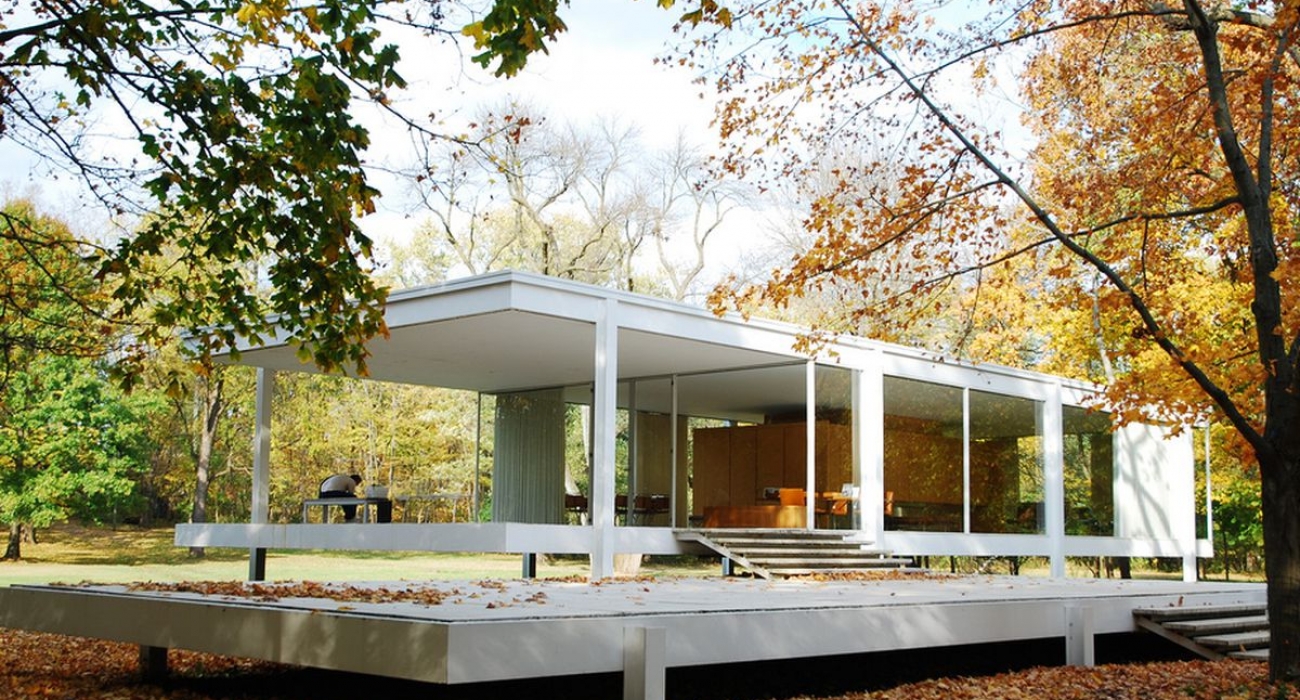 美国范斯沃斯住宅(farnsworth house)   密斯·凡·德·罗